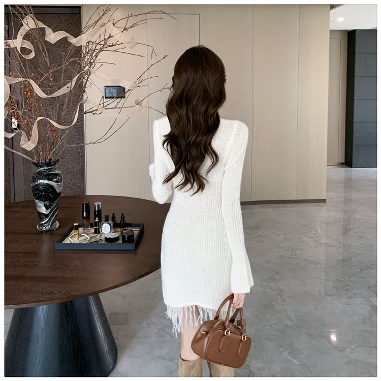 【dress】ニットワンピース　M26590