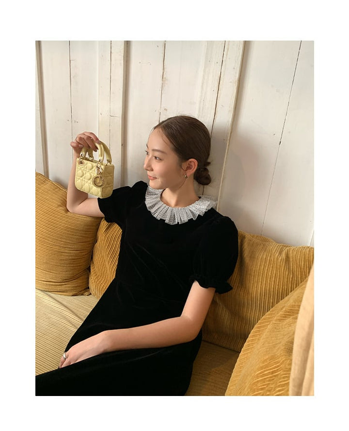 【dress】デートワンピースアームカバー付き　M26459