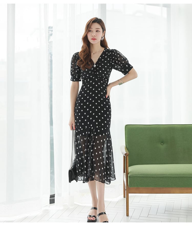 【dress】マーメイドワンピース　M25228