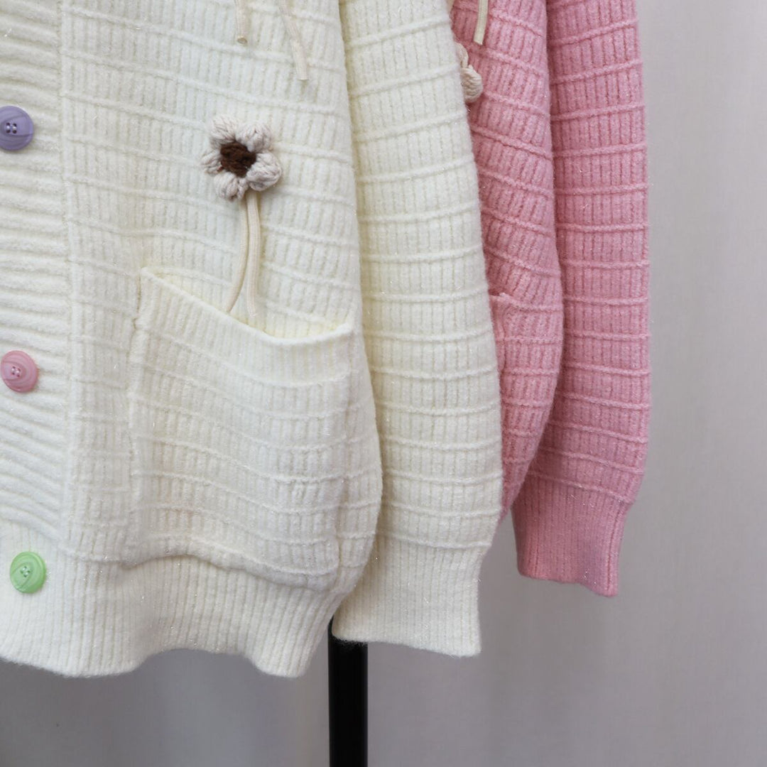 【outer】Vネックニットカーデ　M18707
