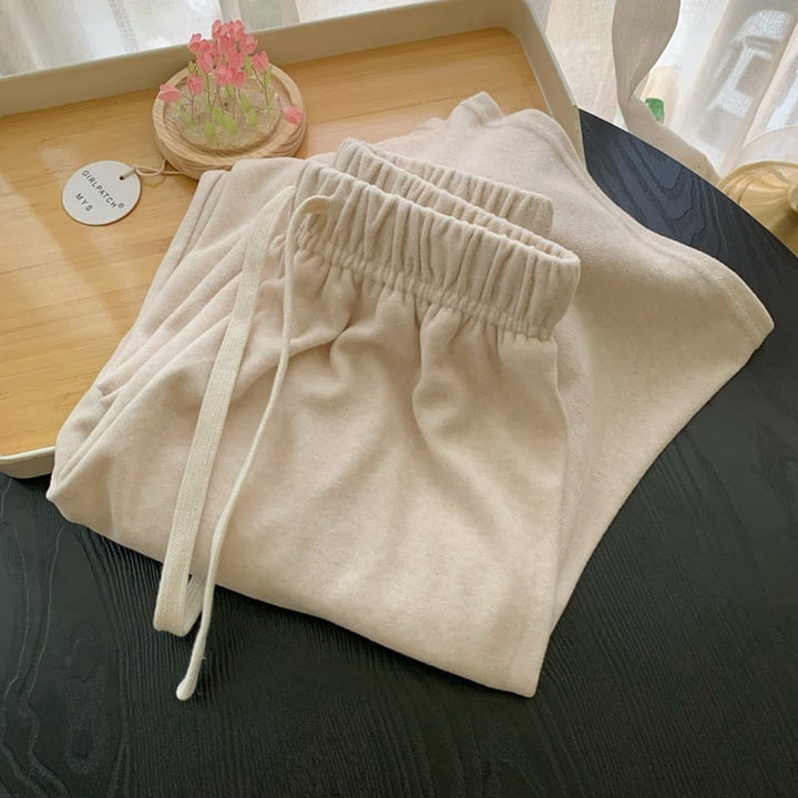 【bottoms】ニットワイドパンツ　M26520