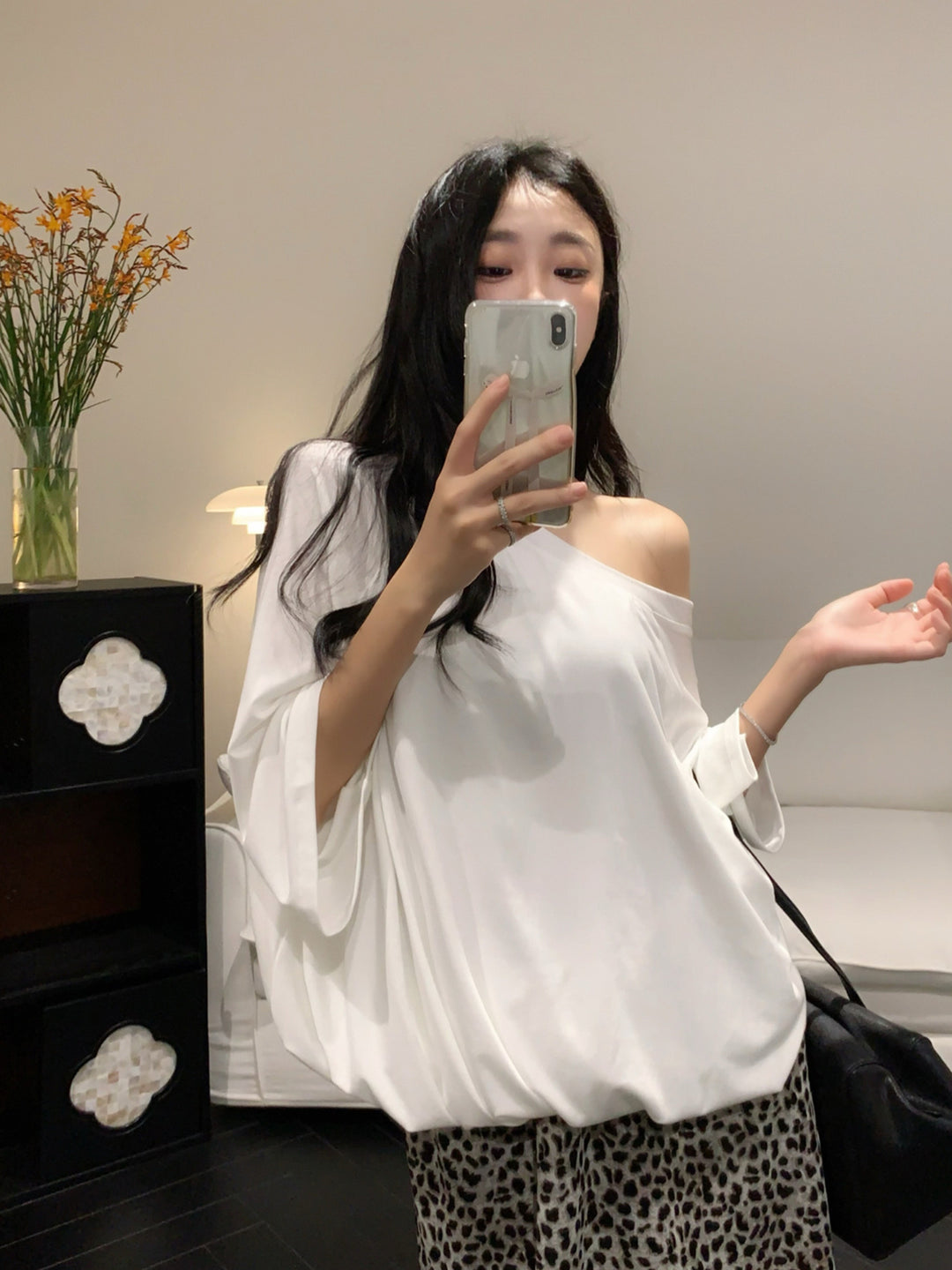 【tops】ワンショルダートップス Q9017