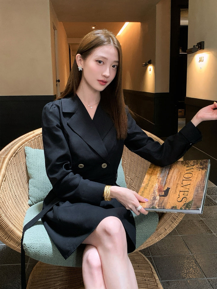 【dress】ベルト付きワンピース Q8964