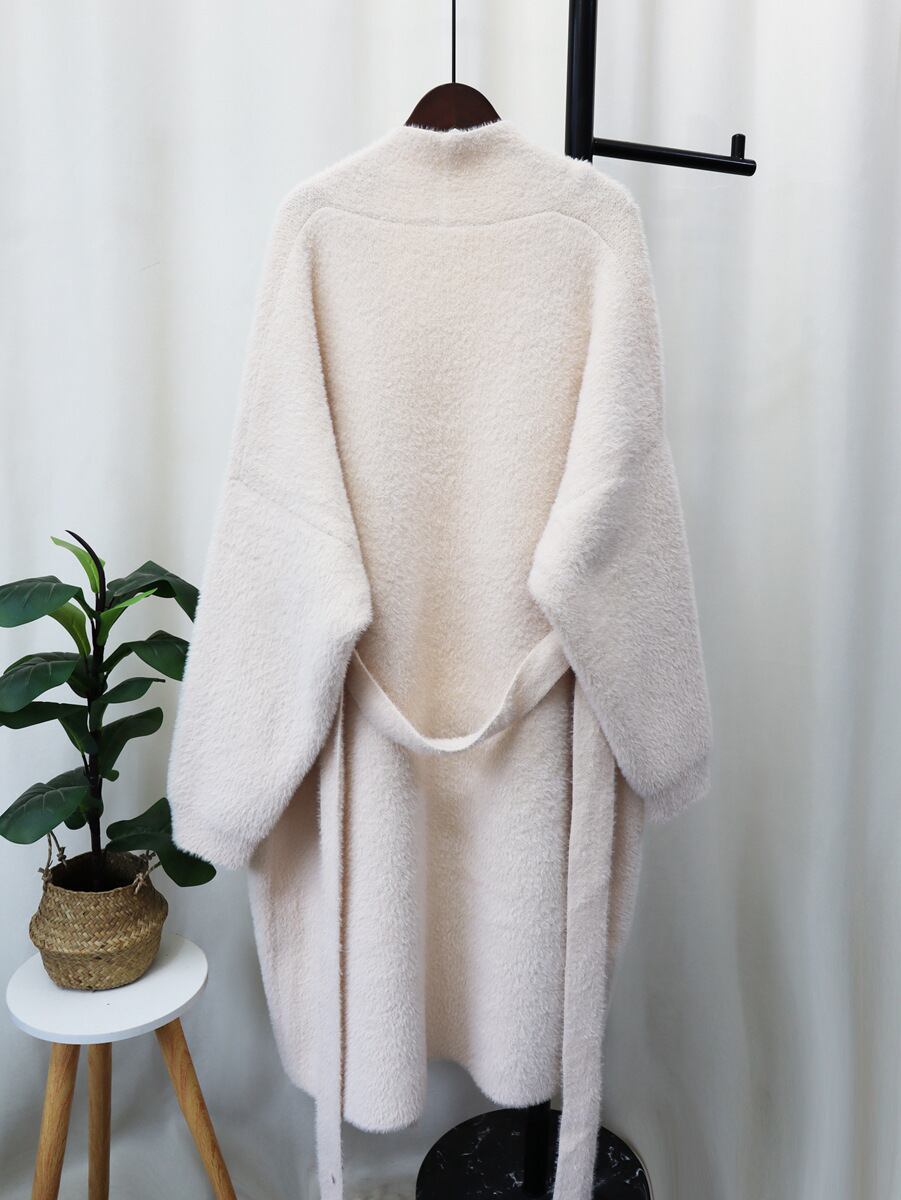 【outer】ロング丈ニットカーデ　M27586