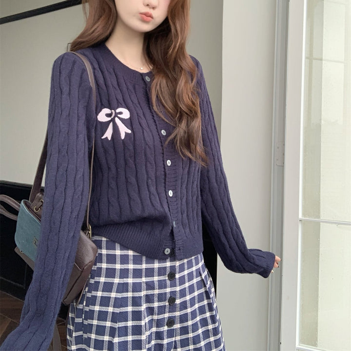 【outer】ニットカーデ　M26922