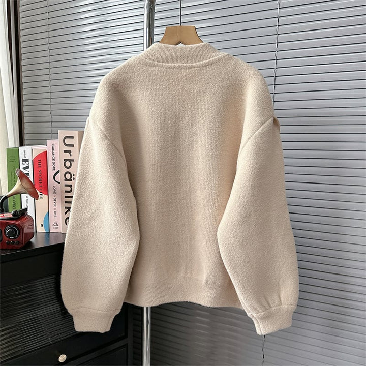 【outer】フラップポケットニットカーデ　M18314