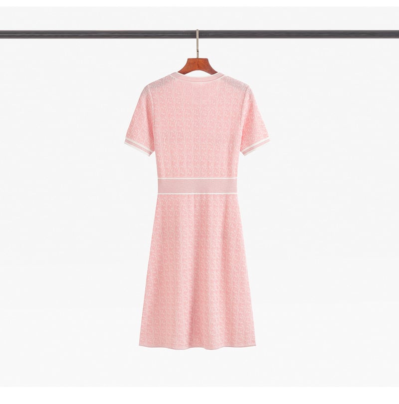 【dress】薄手ニットワンピース　M29746