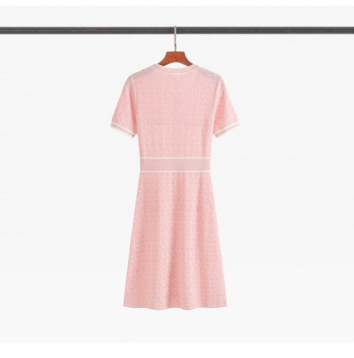 【dress】薄手ニットワンピース　M29746