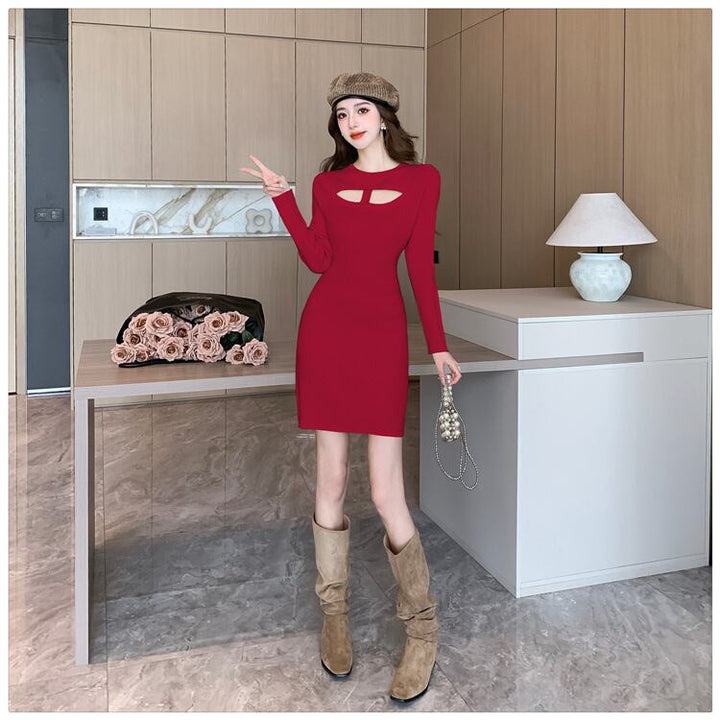 【dress】ニットワンピース　M28340