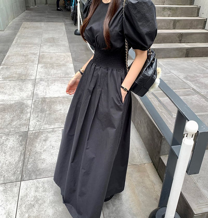 【dress】パフスリーブワンピース　M29779