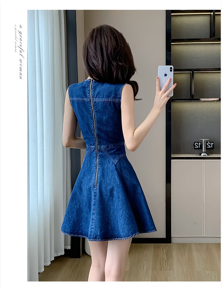 【dress】デニムワンピース　M24150