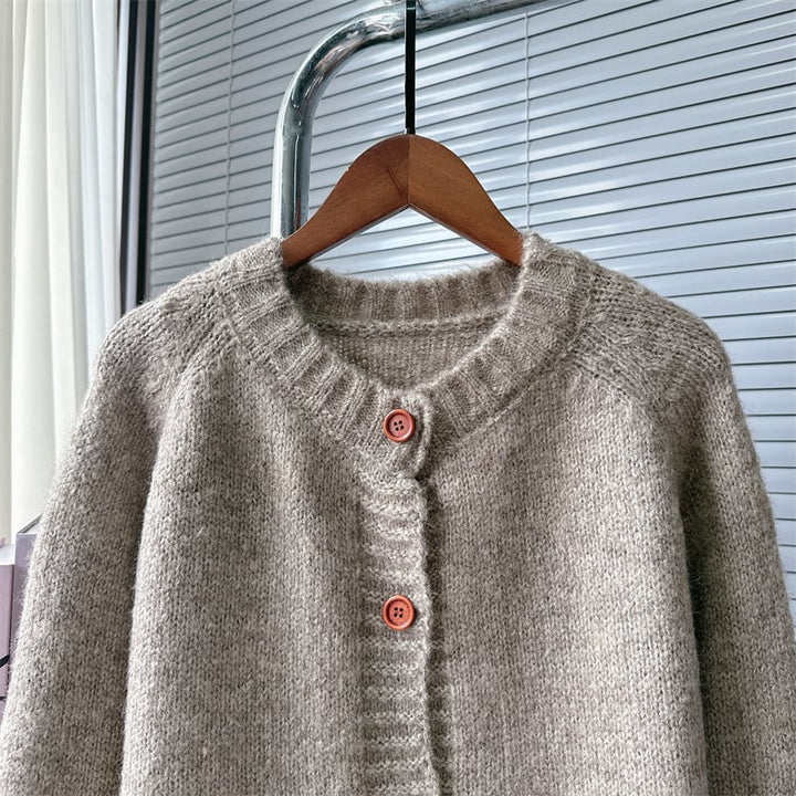 【outer】刺繍ニットカーデ　M25578