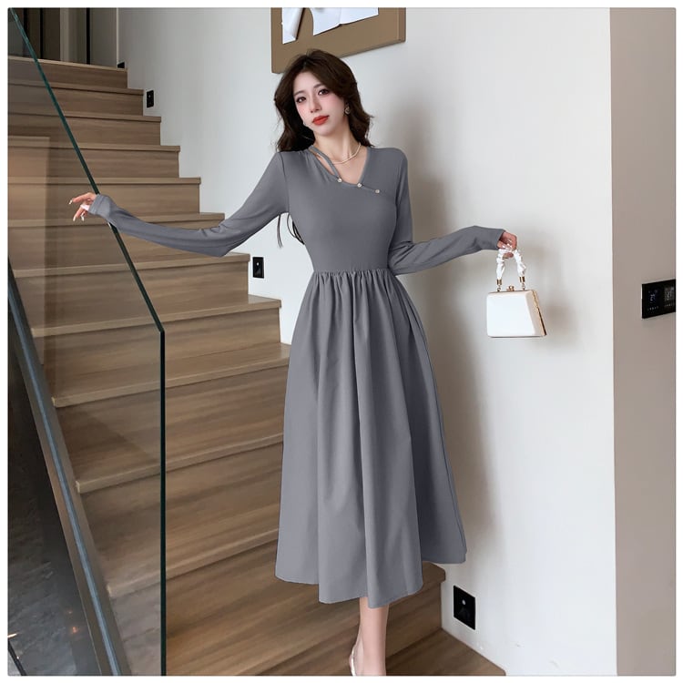 【dress】絶対欲しい ファッションシンプルワンピース　M17322