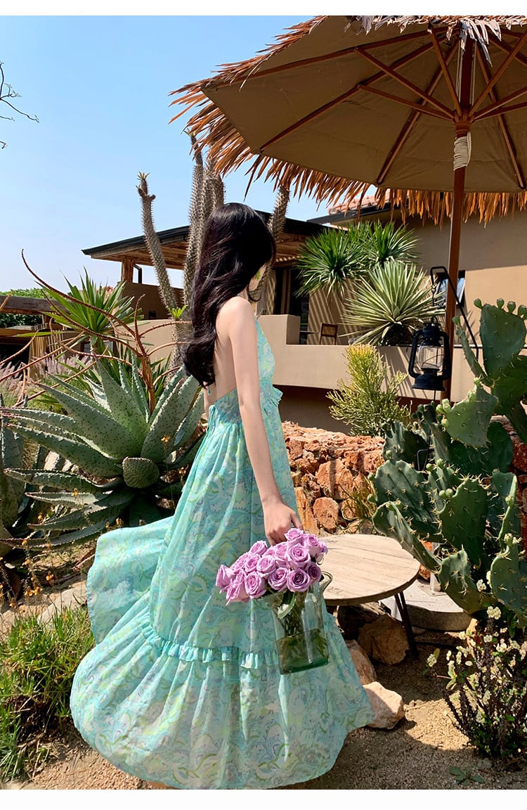 【dress】プリントワンピース　M22276