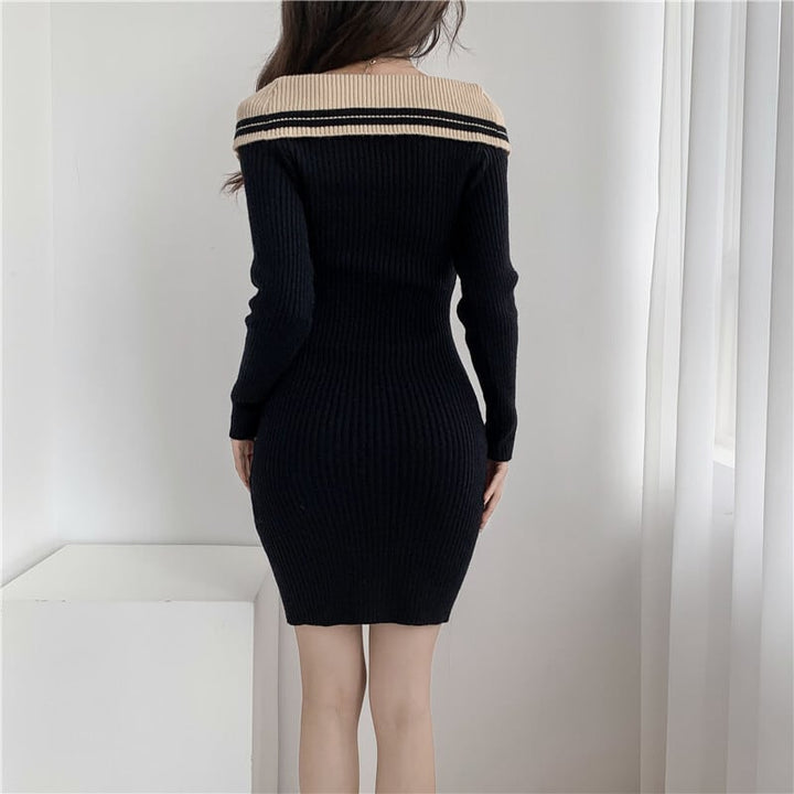 【dress】ニットワンピース　M25516