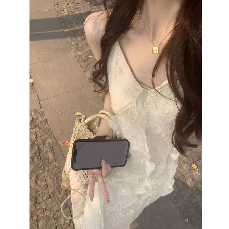 【dress】レースキャミワンピース　M25154