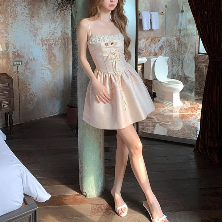 【dress】キャミレースワンピース　M24187