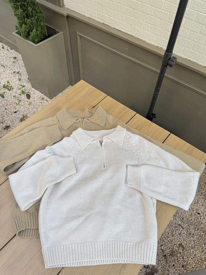 【tops】ファスナーニットセーター　M27061