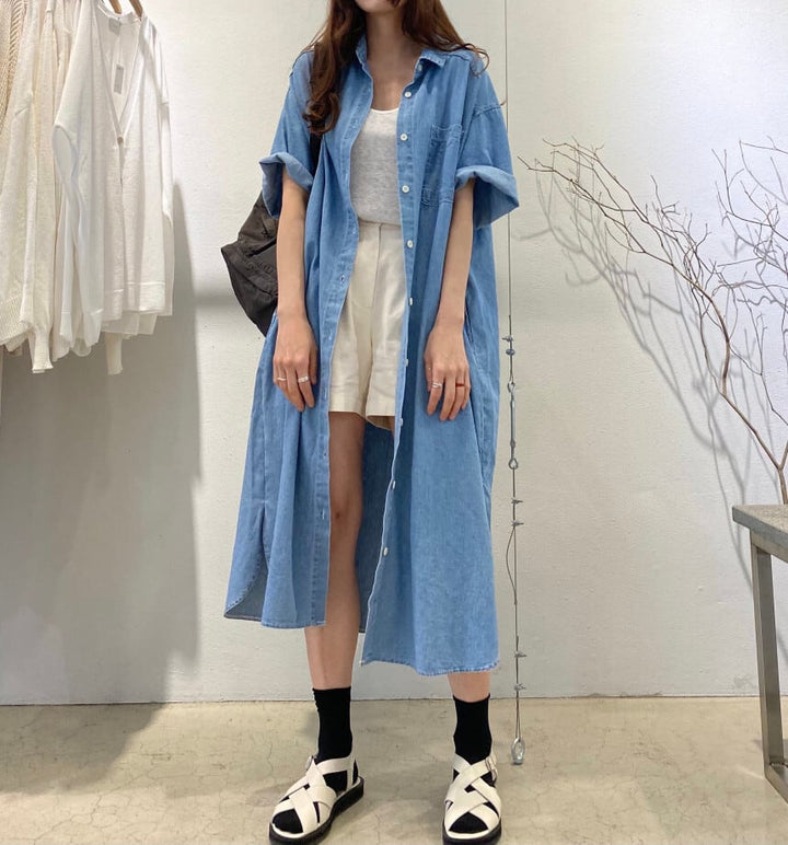 【dress】デニムワンピース　M23880