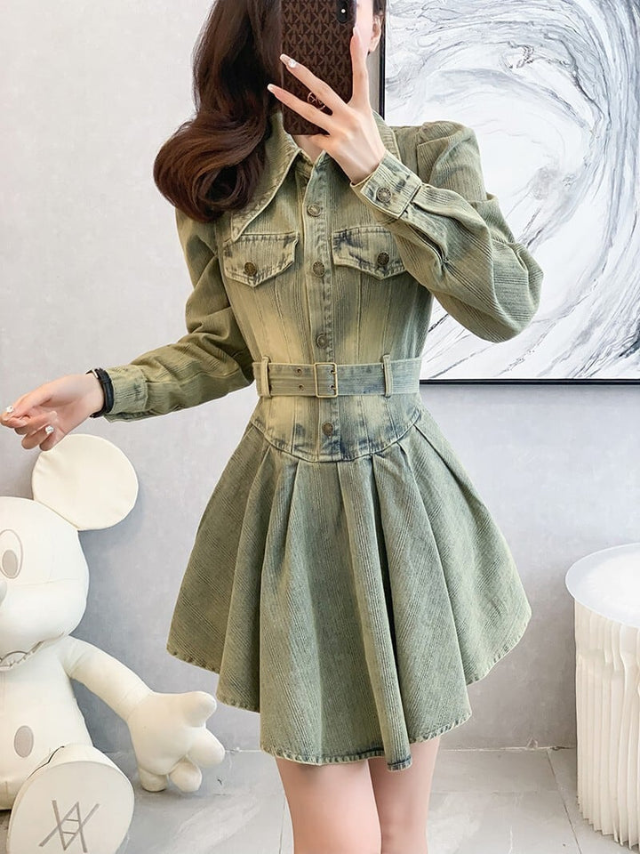 【dress】デニムワンピース　M20992
