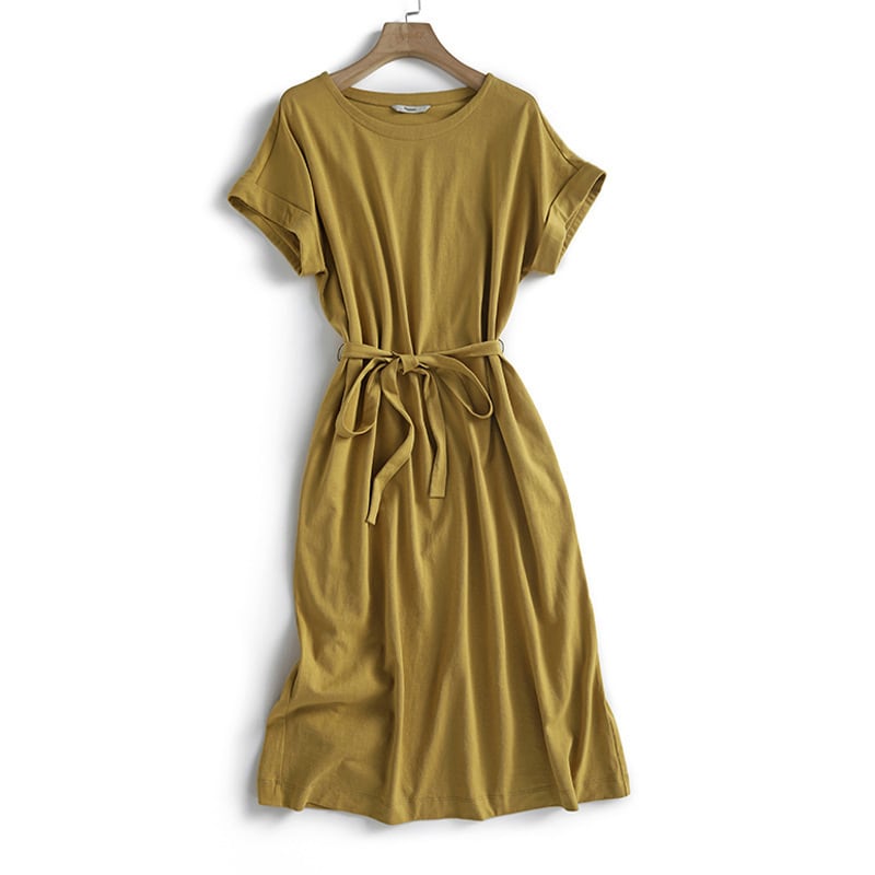 【dress】好感度UPOL、通勤エレガント無地ワンピース　M16856
