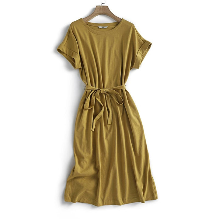 【dress】好感度UPOL、通勤エレガント無地ワンピース　M16856