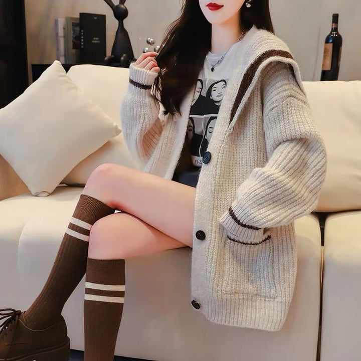 【outer】ニットカーデ　M19325