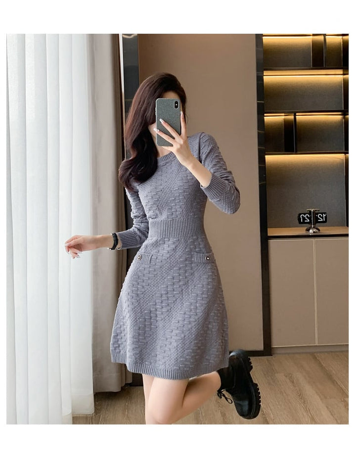 【dress】ニットワンピース　M25485