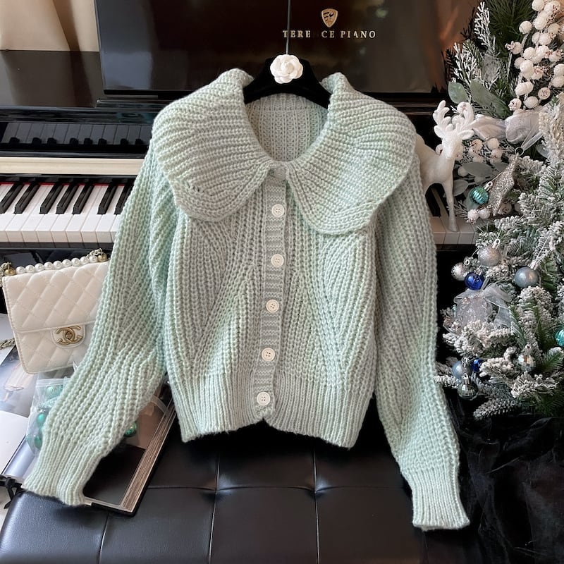 【outer】ニットカーデ　M27007