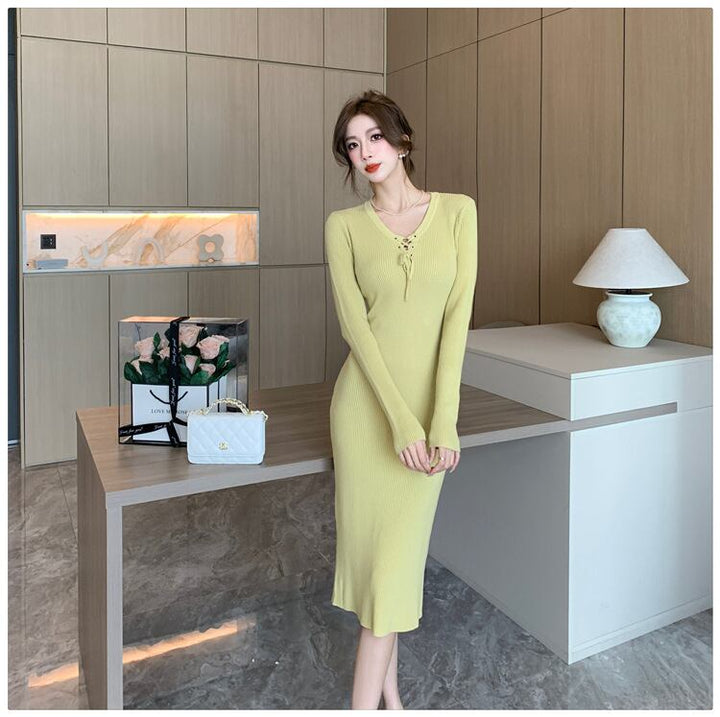 【dress】ニットワンピース　M18562