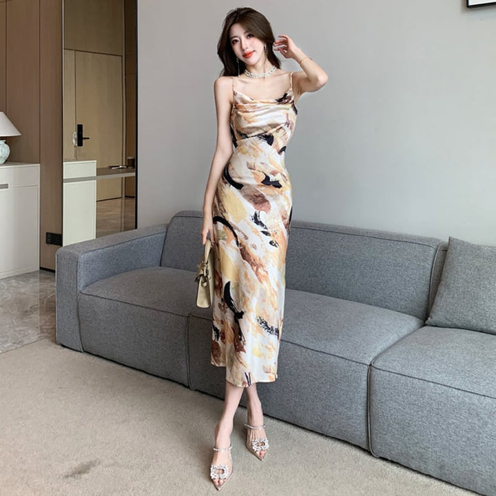 【dress】人気上昇中 chicファッションキャミワンピース　M17104