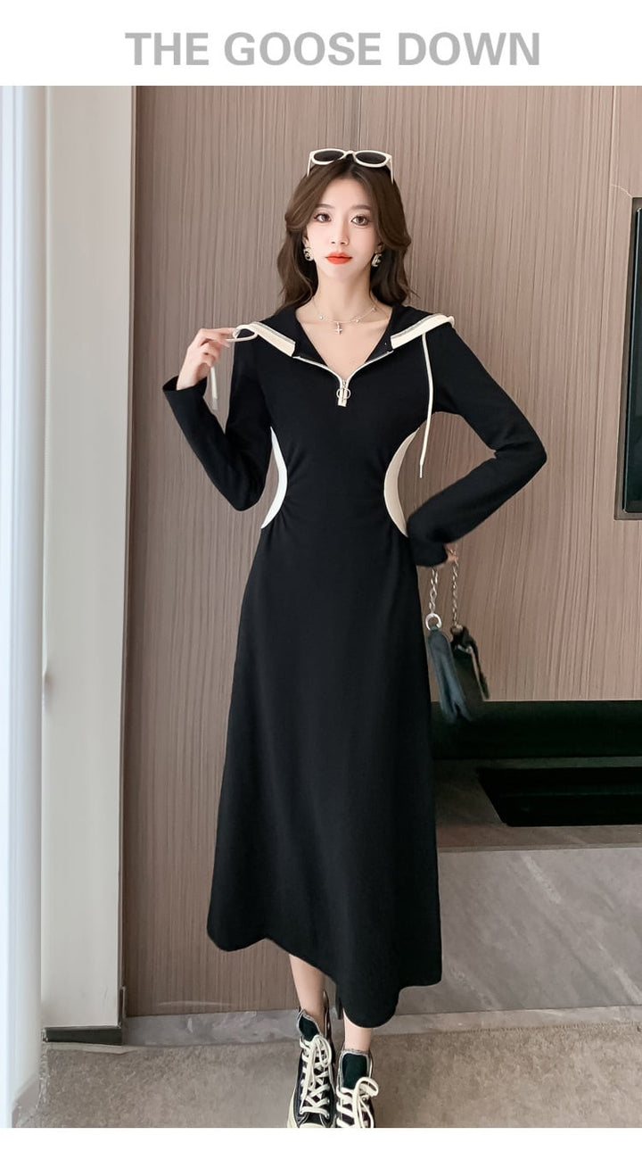 【dress】フード付きワンピース　M18282