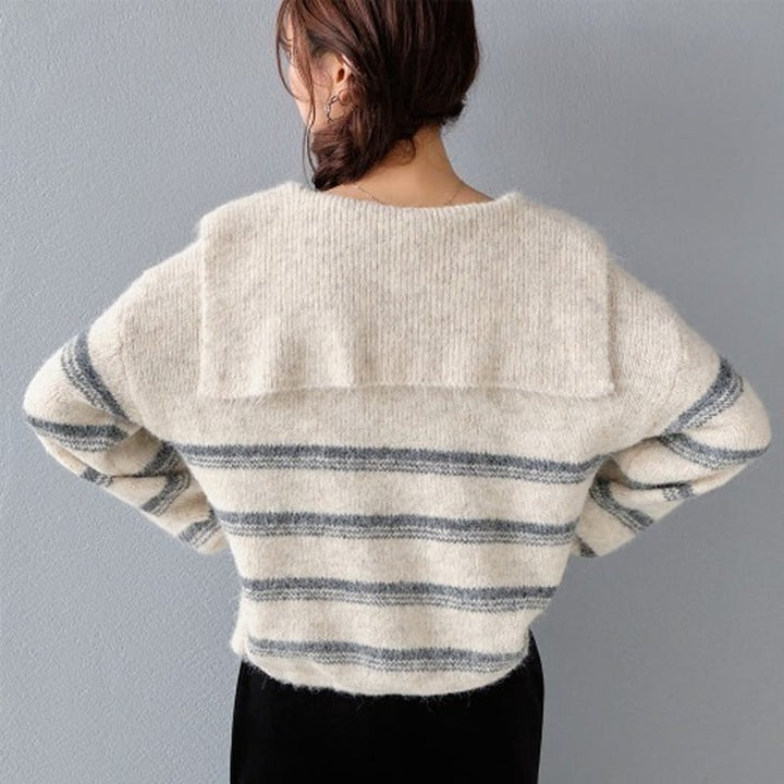 【tops】Vネックニットトップス Q7078