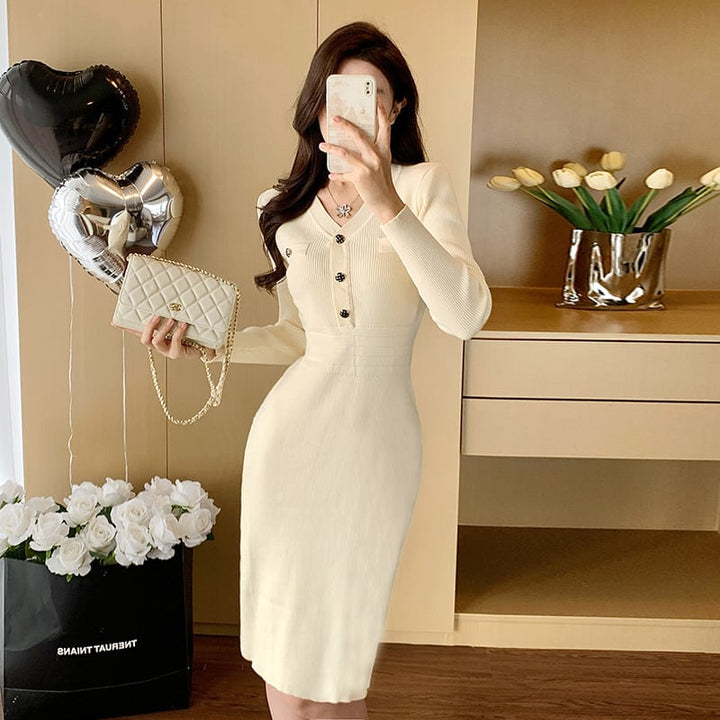 【dress】ニットワンピース　M28402