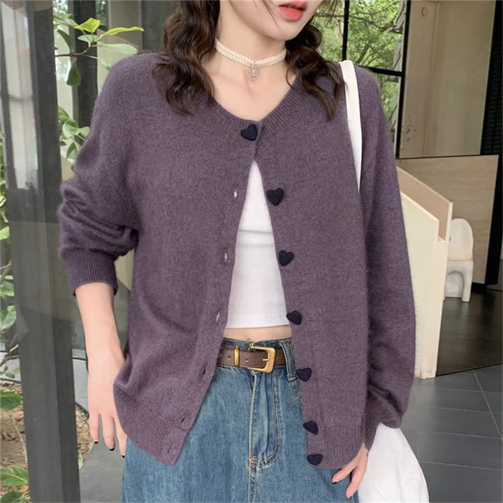 【outer】人気ニットカーデ　N2691