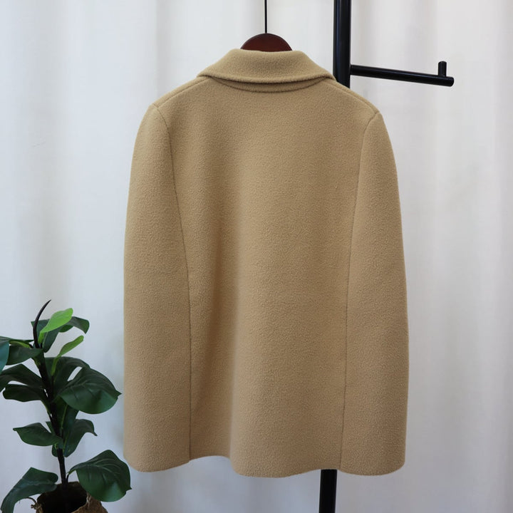 【outer】ダブルボタンケープコート　M18218