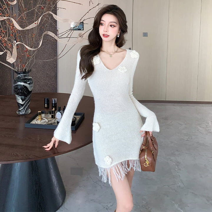 【dress】ニットワンピース　M26590