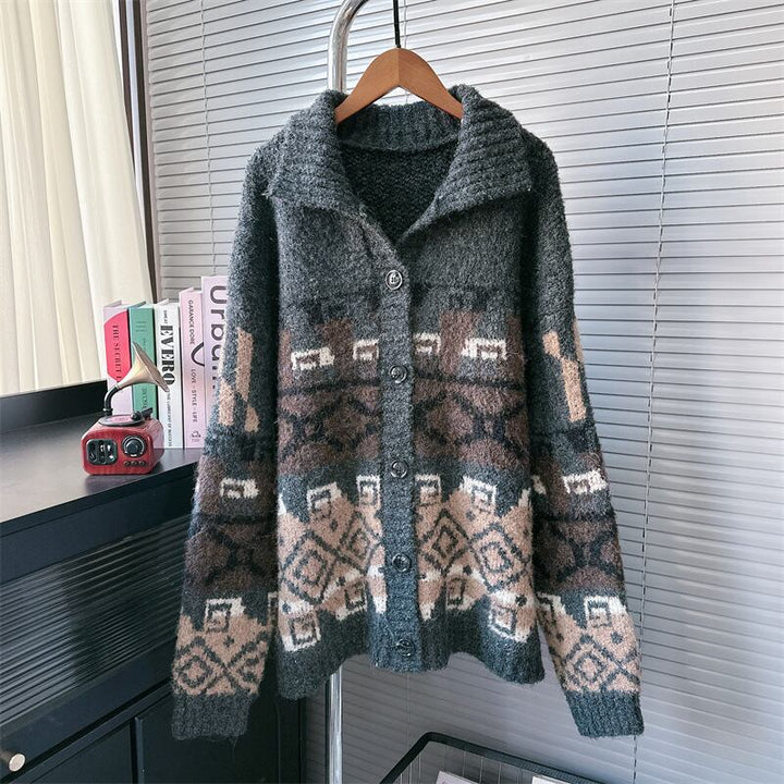 【outer】ニットカーデ　M28354