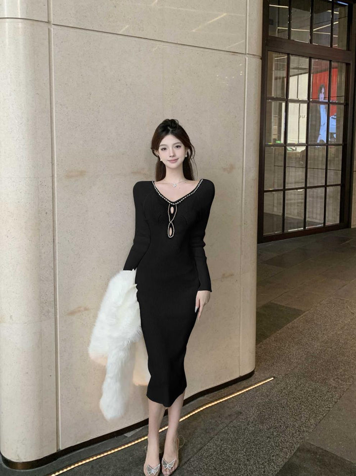 【dress】ニットワンピース　M27918