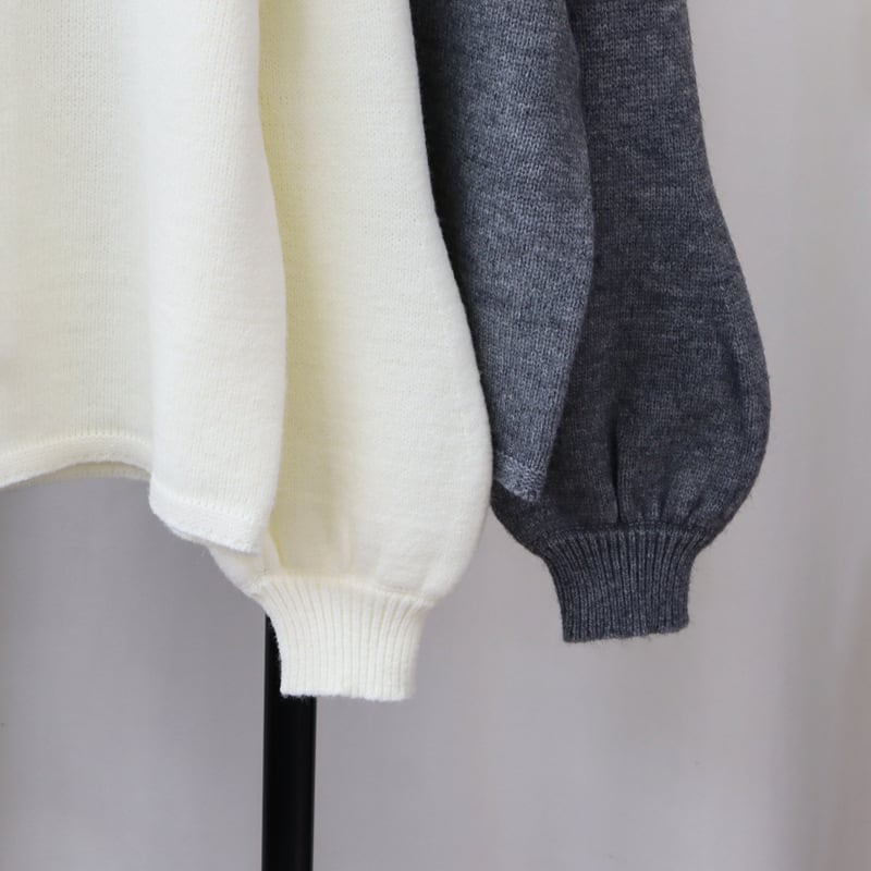 【tops】フラワーモチーフニットトップス　N2904