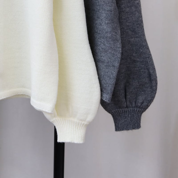 【tops】フラワーモチーフニットトップス　N2904
