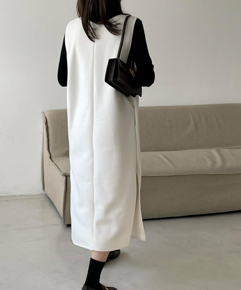【dress】Vネックベストワンピース　M26527