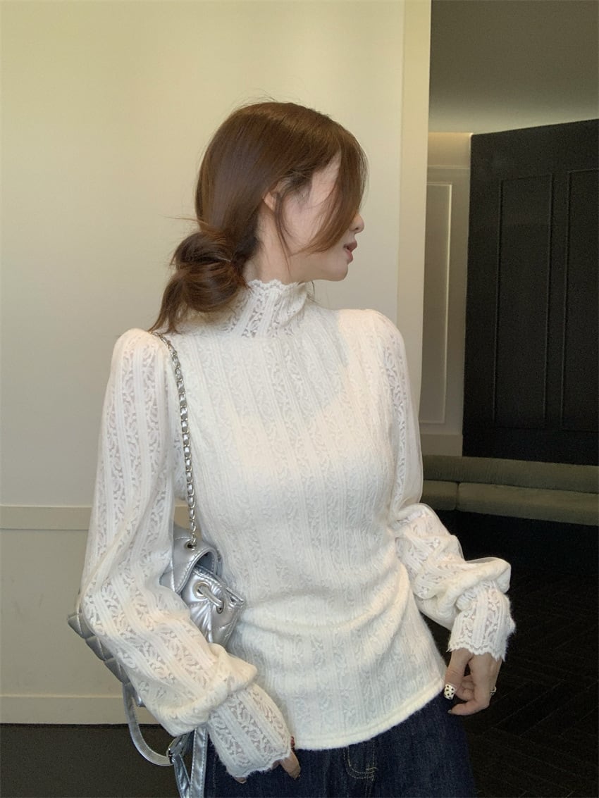 【tops】裹起毛レーストップス　M26979