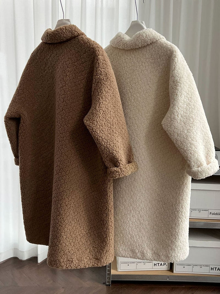 【outer】ロングシープボアコート Q7224