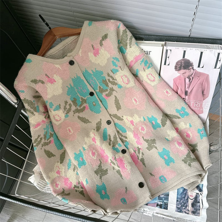 【outer】ニットカーデ　M25549