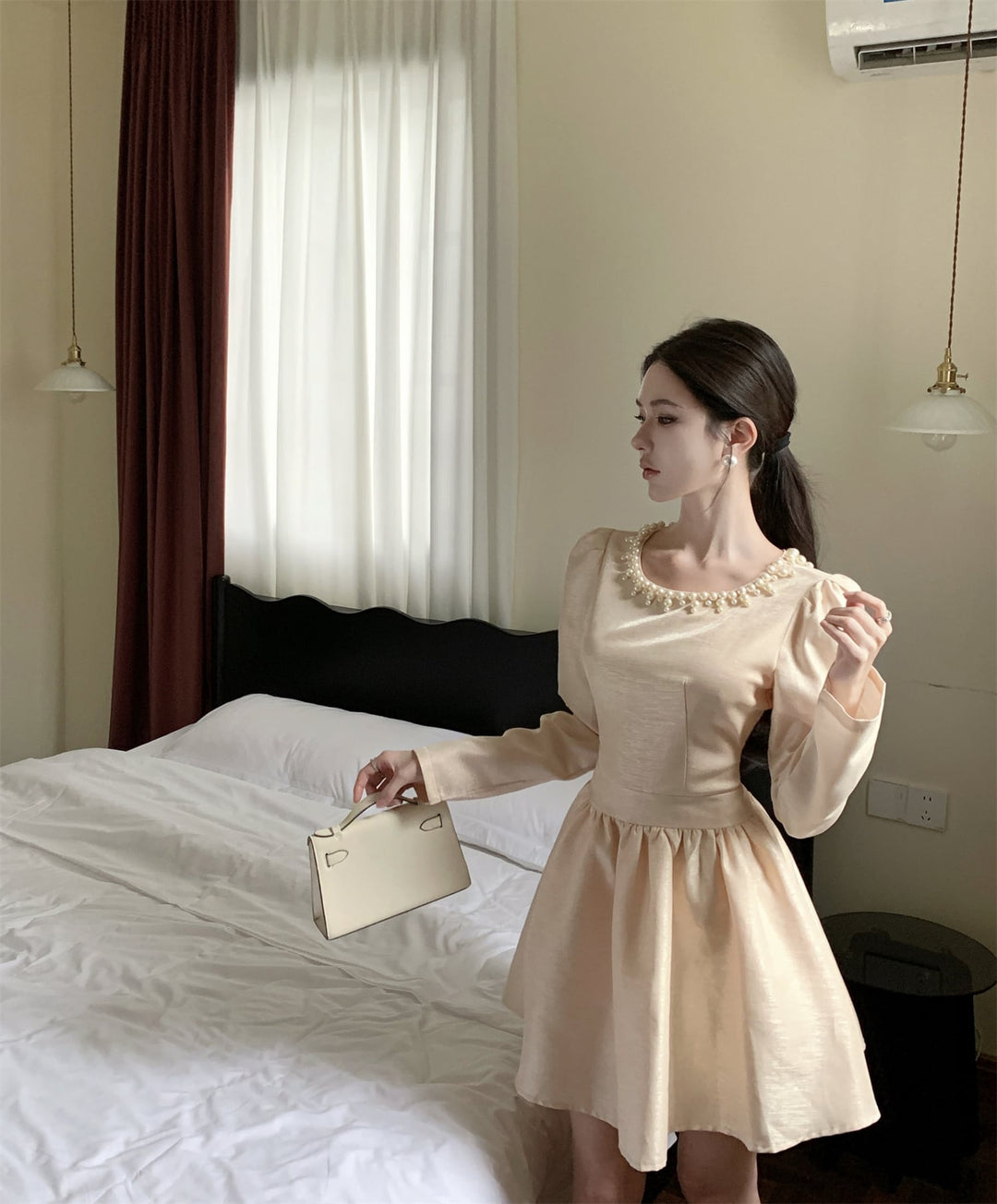 【dress】パールワンピース　M26960