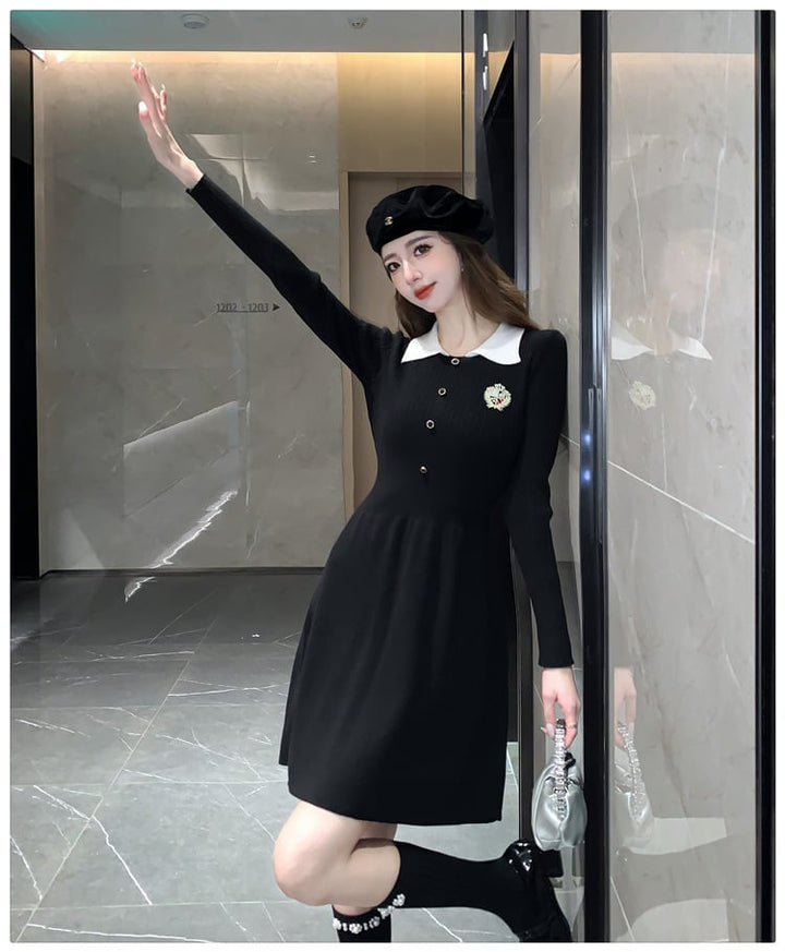 【dress】ニットワンピース　M26354