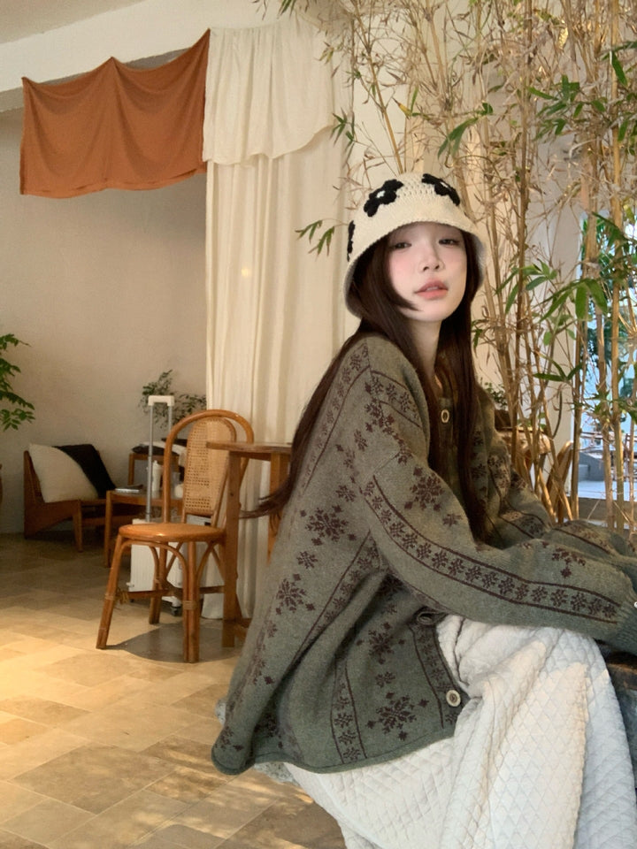 【outer】ニットカーデ　M27986