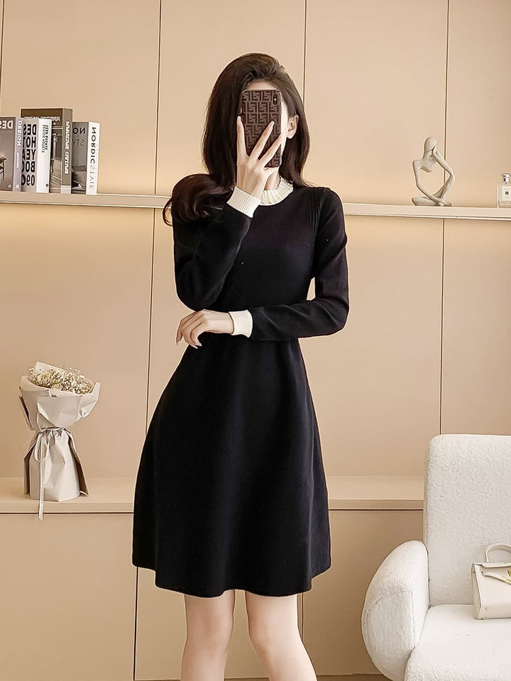 【dress】輝いて超人気 ! エレガントニットワンピース　M17472