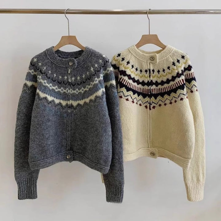 【outer】ファスナーニットカーデ　M29056